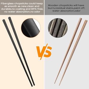 ตะเกียบโลหะผสมเกาหลีกันลื่นใช้งานได้ปลอดภัยใช้กับเครื่องล้างจานขนาด9.5นิ้วบรรจุ10คู่ - Product Image 2