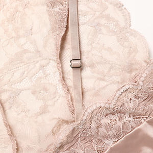 Combinaison Femme Style Bretelles, Dos en V Profond, Sexy, avec Patchwork de Dentelle Française, Sans Couture, Respirante, Anti-Bactérienne, Sans Armature, Tricotée - Product Image 5