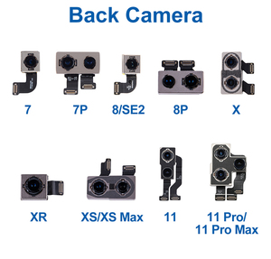 Ban Đầu Trở Lại Camera Phía Sau Cho iPhone 5 6 7 8 10 X XS 11 12 13 14 Pro Max Bán Buôn Phụ Tùng Thay Thế - Product Image 2