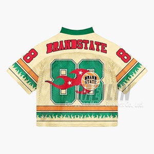 Fabricant de T-shirts de Haute Qualité – Maillots de Sport Oversize, Courts et Boxy pour Football, Baseball, avec Logo Personnalisé, en Maille Légère - Product Image 2