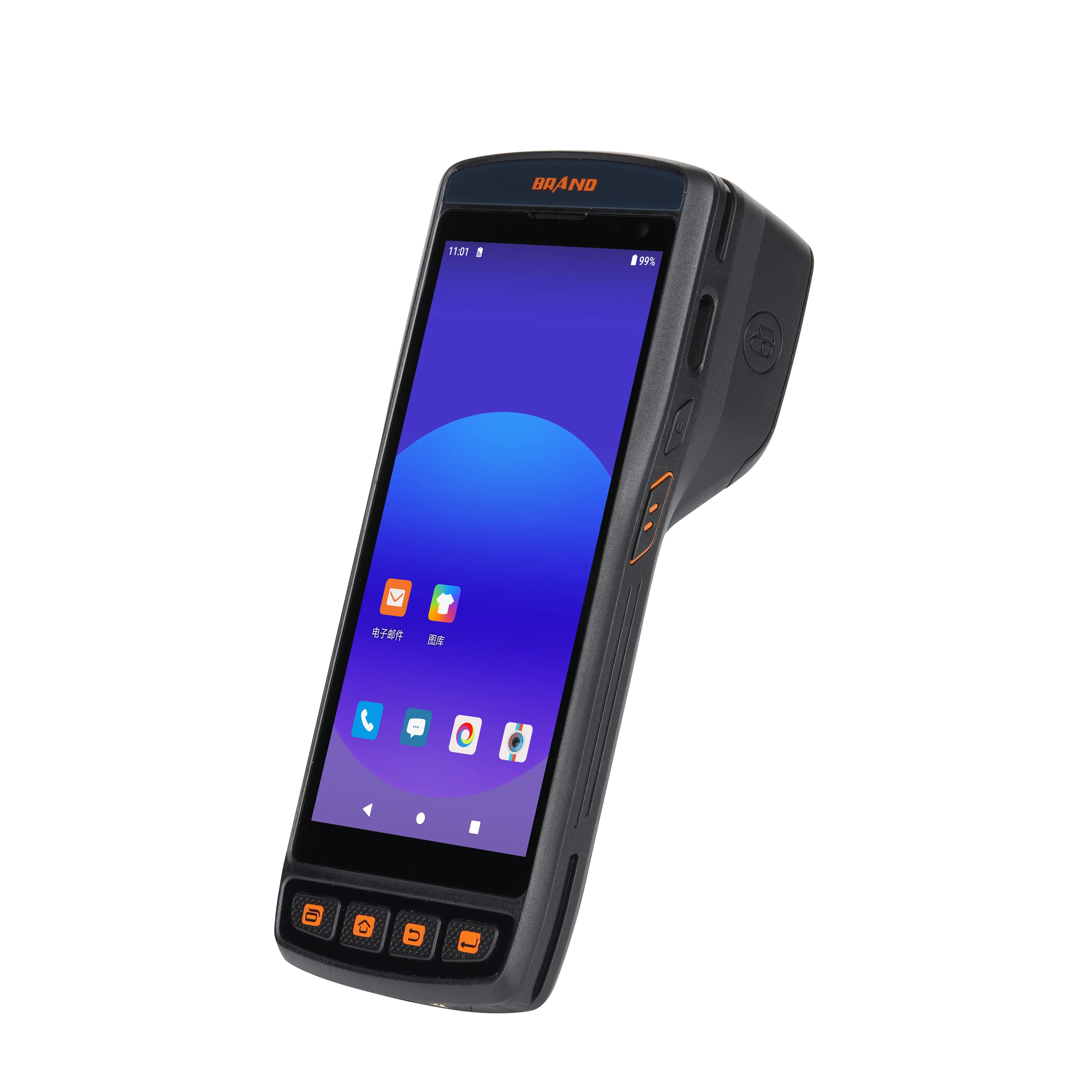 5.5'' IP65 Rugged Android PDAs Barcode Scanner Rugged Handheld Barcode Reader industrial 2.0 ghz nfc Data Collectors