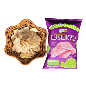 Chips de <span class=keywords><strong>taro</strong></span> de pommes de terre pour bébés saveur de citron vert collations de fruits et légumes exotiques de fabricant de Chine - Product Image 4
