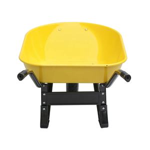 Outils de jardin de construction Matériaux de construction Vente en gros Carretilla 100L 6ft Brouette Jantes en métal Brouettes en acier robuste - Product Image 4