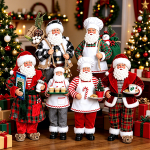 Adornos Navideños de Santa Claus de Resina Creativa de Alta Calidad al por Mayor, 28 cm, Regalo de Navidad y Año Nuevo 2026 - Product Image 1