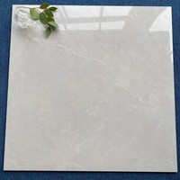 Vente en gros Carreau de céramique carré artificiel en marbre gris 600*600mm Carreaux de mur émaillés en porcelaine