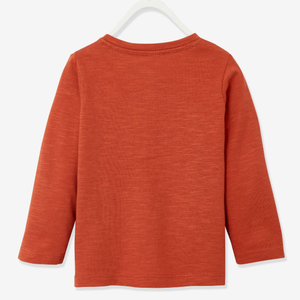 100% algodón orgánico Jersey niño bebé niños niñas manga larga sólido Tops verano manga bebé camisa - Product Image 3