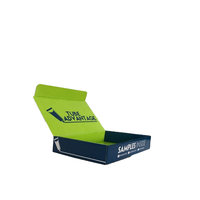 Boîte postale en carton ondulé kraft imprimé de logo conception personnalisée écologique OEM Boîte postale pliante d'affichage de parfum bougie cadeaux expédition