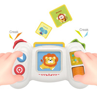RS HE0554 Machine à cartes flash, Jouet éducatif, Console de jeu à insertion de cartes, Lecteur de cognition, Machine d'apprentissage précoce, Jouets pour 0-24 mois