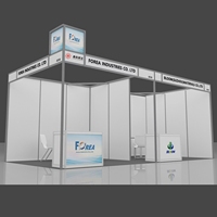 Comptoir pliable pour stand d'exposition, comptoir d'information portable facile à installer pour salon professionnel à vendre