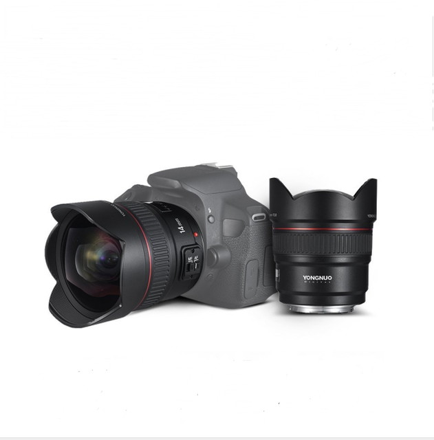 Original Yongnuo YN14MM F2.8 ultra Wide Angle Prime Camera Lens for Canon 700D 80D 5D Mark III IV