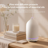Nouveau Design Décoration de Maison Ultrasonique Brume Fraîche 7 Couleurs Arôme Léger Diffuseur d'Huiles Essentielles en Céramique