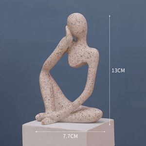 Vente Flash : Sculpture Abstraite Moderne de Luxe en Résine Dorée – Décoration d'Intérieur pour la Maison et le Bureau - Product Image 6