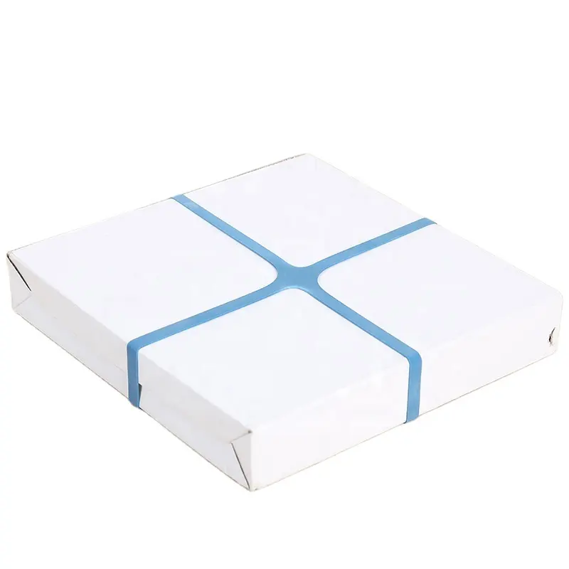 Настраиваемый логотип натуральный каучук крест X H форма силиконовая резина эластичная лента для подарочной упаковки книг