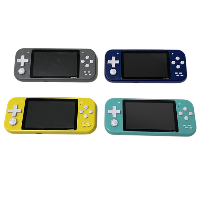 X20 Mini Game Console 4.3 Inch 1000+ Games Retro Handheld Rechargeable Battery Portable Style Preinstalled Video Games Consoles
