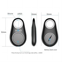 Mini traceur GPS intelligent pour animaux de compagnie, localisateur Bluetooth étanche pour chiens chats enfants, dispositif de suivi anti-perte/