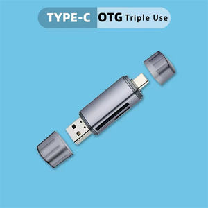 Usb Een Kaartlezer Type-C Multifunctionele Lees Sd Geheugenkaart Tf Geheugenkaart Adapter Geschikt Voor Opslag In Mobiele Telefoons, Cam - Product Image 2