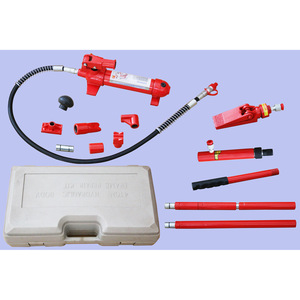 Separable Hydraulic Jack 10Ton Steel Body Repair Kit With <b>Plastic</b> Case For <b>Sheet</b> Metal Fixing - Product Image 2