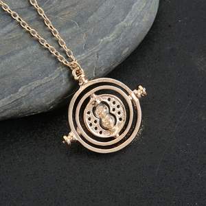 Collier en forme de <span class=keywords><strong>sablier</strong></span> pour homme et femme, bijou plaqué or, film tendance, <span class=keywords><strong>harry</strong></span>, <span class=keywords><strong>potter</strong></span>, retourneur de temps - Product Image 5