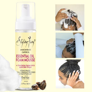 Vente en gros de boucles définies pour hommes, texture lissante, protection contre la chaleur, marque privée, <span class=keywords><strong>mousse</strong></span> moussante pour cheveux - Product Image 2