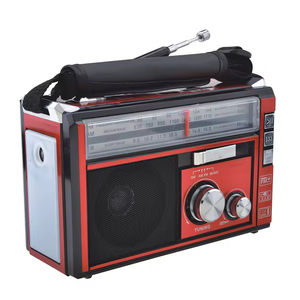 Radio Multifuncional de Alta Calidad con Bandas FM AM SW, Estilo Vintage, Batería Desmontable, Control de Volumen Giratorio, USB, Tarjeta TF, Bluetooth, AUX - Product Image 1