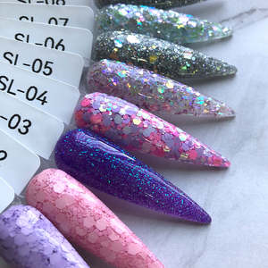 200 couleurs hexagone <span class=keywords><strong>brillant</strong></span> 2oz 1kg poudre à ongles acrylique scintillante pour sculpture d'extension - Product Image 6