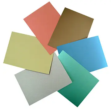 0.06-0.40mm 1100 feuille d'aluminium à finition brossée colorée pour HPL et acc