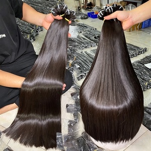 Paquete de <span class=keywords><strong>Cabello</strong></span> Humano Virgen Birmano Sin Procesar, <span class=keywords><strong>Cabello</strong></span> Virgen Vietnamita de un Solo Donante, 100% Alineado con la Cutícula, Sin Procesar - Product Image 5