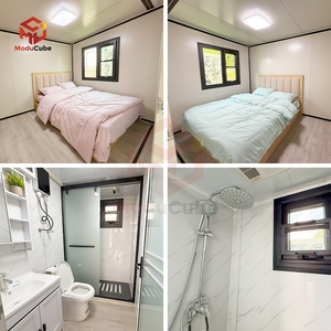 Moducube 20ft 40ft 2 Bedroom Conteneur Extensible Maison Petite Maison Cabine Conteneur Extensible Maison pour <span class=keywords><strong>Hôtel</strong></span> - Product Image 2