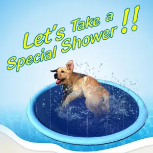 Factory Hot Selling Pet Summer Outdoor Water Toys Dog Bath Pool Thickened Splash Sprinkler Pad For Dogs Kids