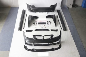 Gran oferta, conversión de coche, parachoques trasero delantero, rejilla, falda lateral, M4, Kit de carrocería para BMW 3 series E90 LCI 2009 -2012 - Product Image 2