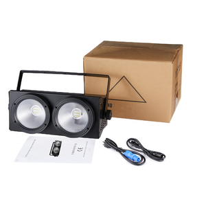 RGBWAUV 6in1 200W COB Par Stage Light 2x100W Audience <strong>Blinder</strong> Strobe Wash Beam DMX512 for DJ Disco Live Show Party - Product Image 2