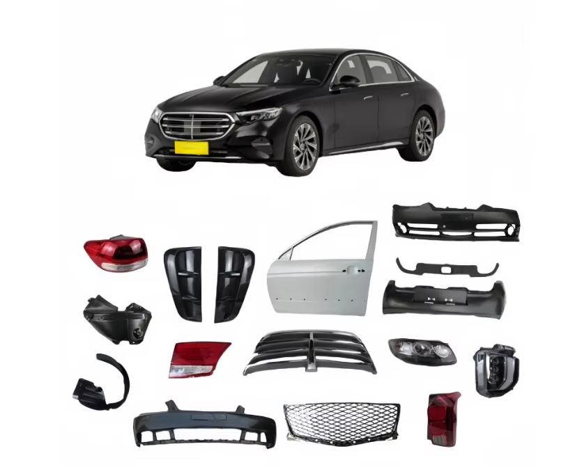 Wholesale High Quality Auto Parts Car Headlights Taillights Bumpers Brake Pads Brake Discs for Mercedes-Benz C-Class E-Class