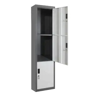 Verticale armoire en acier 3 Portes Casier De Rangement Pour La Salle De Gym