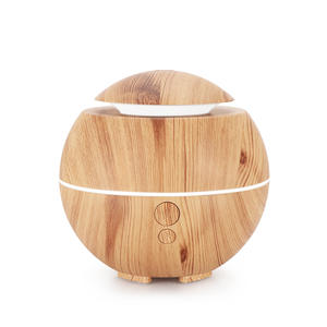 Mini humidificateur en forme de champignon JCSY-306, diffuseur d'arômes silencieux alimenté par USB, 180ml, pour la maison et le bureau, design en grain de bois - Product Image 4