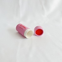 Offre Spéciale mode baume à lèvres carton boîte ronde déodorant bâton cylindre Carton conteneur compostable corps savon Push up papier Tube