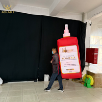 Costume de bouteille de marque cosmétique gonflable personnalisé pour la publicité