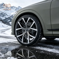 Jantes forgées noires et argentées à rayons fendus 19x8.5J 5x120 ET35 CB72.6, ajustement personnalisé OEM pour véhicules de tourisme