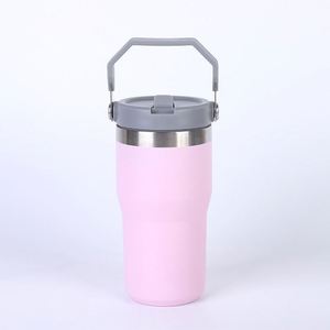 Car Travel Stainless Steel Coffee Tumbler with Easy Grip, 30oz Double Wall Vacuum <b>Insulated</b> <b>Cup</b> for Daily Use - Product Image 3
