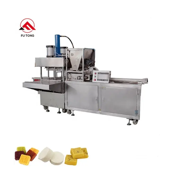 Mesin Kue Bubuk Otomatis Harga Mesin Press Pembuat Polvoron Kecil Perlengkapan Pembentuk Pastry Kue Kacang Hijau untuk Dijual