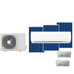 R32 12000 Btu A +++ พร้อมไวไฟ DC80-380V เครื่องปรับอากาศพลังงานแสงอาทิตย์เปิด/ปิดกริดสำหรับทำความเย็น/ให้15-25m2ในครัวเรือน - Product Image 1