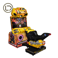 LeaderDream Vidéo FF Moteur Moto Conduite Wala Course Automobile Jeux D'arcade Simulateur Moteur CarBike Machine