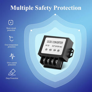 Convertisseur 72W DC <span class=keywords><strong>Boost</strong></span> 12V à 24V 3A-Kit de tournevis d'installation inclus pour panneaux solaires, audio de camion, équipement marin - Product Image 4