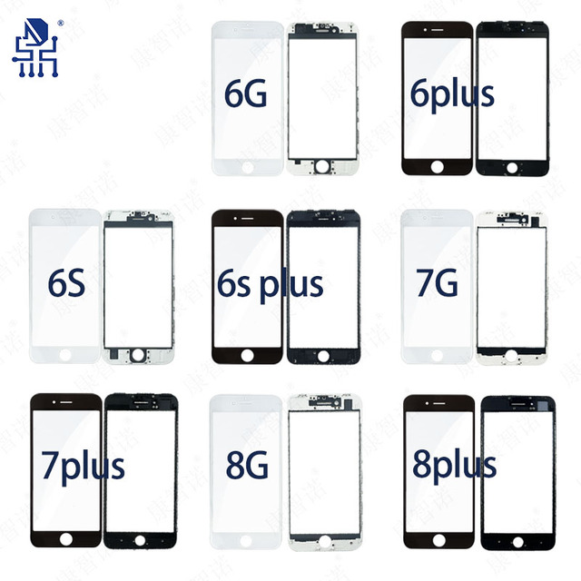 Mobile Phone Accessories Touch Glass Oca for iPhone X XR XS XS Max 11 12 13 14 Screen Front Glass with Oca Frame