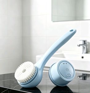 Electric Bath <b>Brush</b> for Exfoliating with Double Handle Waterproof and Durable - Product Image 5