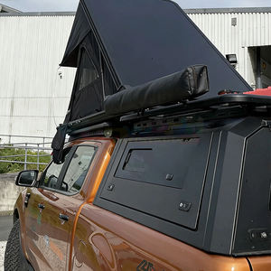 Carpa de techo de aluminio Dachzelte para camping, carpa automática para techo de coche, carpa de techo de doble capa con escalera. - Product Image 4