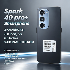 Nouveau Smartphone 5G 2026 TECHNO Spark 40 Pro 16G+1TB Version Globale en Promotion Usine Appareil Photo Android Téléphone Portable Débloqué - Product Image 1