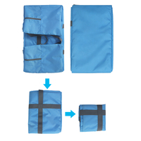 Sac de voyage pliable personnalisé 60L, tendance, avec fermeture éclair, imperméable, léger, grande capacité, pour activités de plein air, fabricant OEM ODM