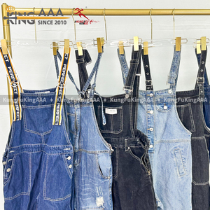 KungFu KingAAA: Fardos de Roupas Vintage Premium, Macacões Jeans Femininos, Roupas de Segunda Mão, Atacado de Roupas Usadas Mistas, Fornecedores - Product Image 4