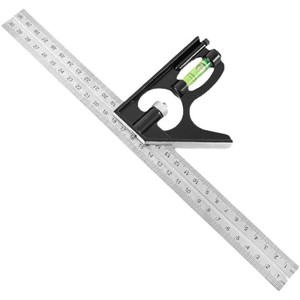 Jin Chengtai Combination Square 90 Degree Stainless Steel Angle Ruler With Level Woodworking Precision <b>Measuring</b> <b>Tool</b> - Product Image 2