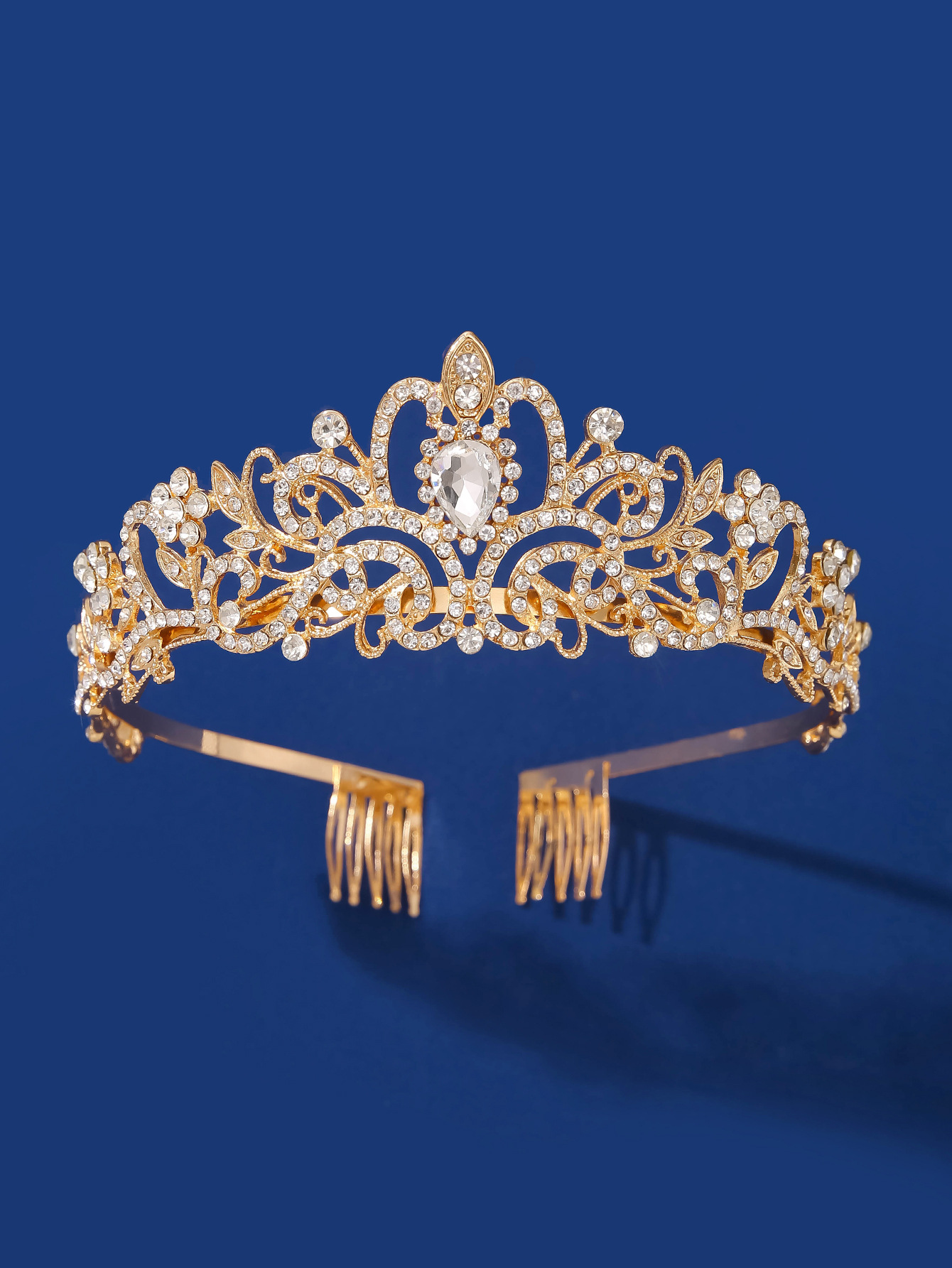 High Quality Tiaras for Bridal Crystal Rhinestone Bride